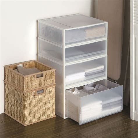 muji metal storage box|muji stackable drawers.